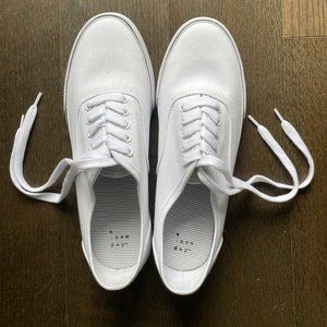 White Canvas Sneakers